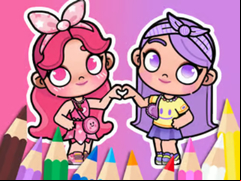 Juego Coloring Book: BFF In Avatar World