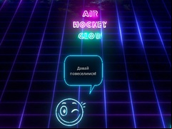 Juego Air Hockey Glow
