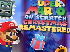 Juego Super Mario on Scratch Christmas Remastered