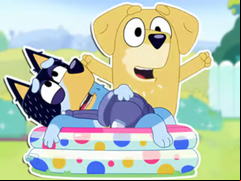 Juego Jigsaw Puzzle: Bluey Dad Baby