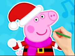Juego Coloring Book: Peppa Pig Snowman