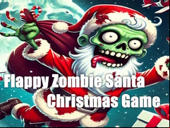Juego Flappy Zombie Santa Christmas Game
