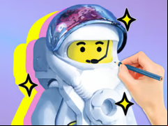 Juego Coloring Book: LEGO Astronaut