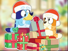 Juego Jigsaw Puzzle: Bluey Christmas Unboxing