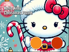 Juego Hello Kitty Christmas Puzzle