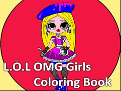 Juego L.O.L OMG Girls Coloring Book