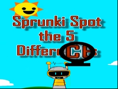 Juego Sprunki Spot the 5 Differences