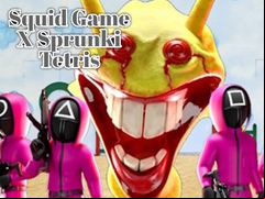 Juego Squid Game X Sprunki Tetris