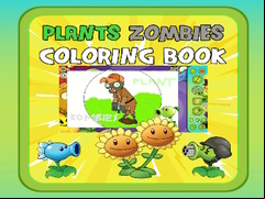 Juego Plants vs Zombies Coloring