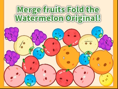 Juego Merge fruits Fold the Watermelon Original!