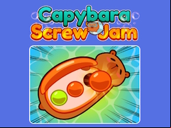 Juego Capybara Screw Jam