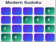 Juego Modern Sudoku
