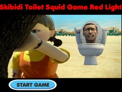 Juego Skibidi Toilet Squid Game Red Light