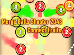 Juego Merge Balls Shooter 2048 Connect Fruits