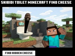 Juego Skibidi Toilet Minecraft Find Cheese