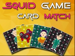 Juego Squid Game Memory Card Match