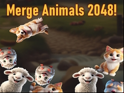 Juego Merge Animals 2048!