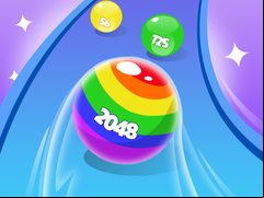 Juego 2048 Run Gorgeous Balls