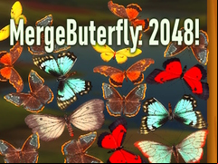 Juego MergeButerfly: 2048!