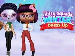 Juego Kitty Squad Winter Dress up