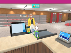 Juego Shop Cashier Simulator 3D