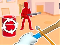 Juego Stickman Archer Shooting Arrows at Reds