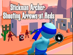 Juego Stickman Archer: Shooting Arrows at Reds