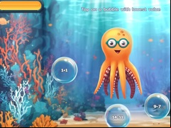Juego Bubble Math Dive
