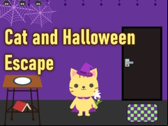 Juego Cat and Halloween Escape