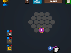 Juego Hexa Block 2048