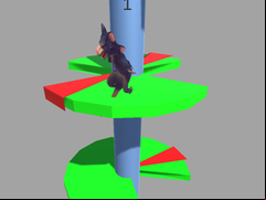Juego Ratomilton Helix Jump