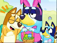 Juego Jigsaw Puzzle: Bluey Easter Dress Up