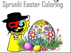 Juego Sprunki Easter Coloring