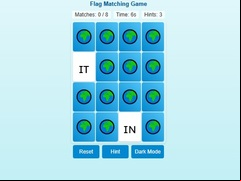 Juego Memory Match Flag Edition