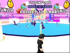 Juego Obby Cards: The Legend Hunt
