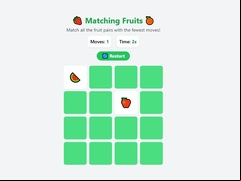Juego Matching Fruits