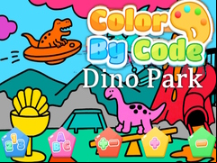 Juego Color By Code Dino Park