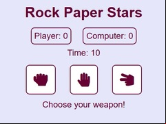 Juego Rock Paper Stars