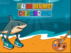 Juego Italian Brainrot Coloring Book