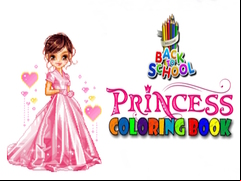 Juego Back To School Princess Coloring Book