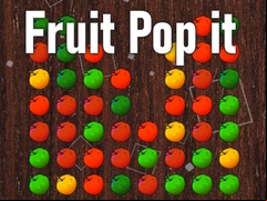 Juego Fruit Pop it