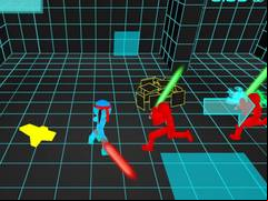 Juego Stickman Neon Sword Fighting