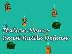 Juego Italian Neuro Beast Battle Defense