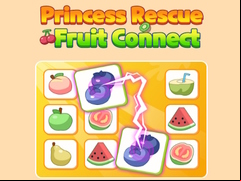 Juego Princess Rescue Fruit Connect