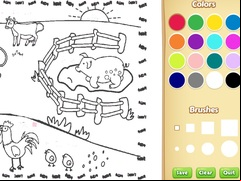 Juego Farming Coloring Book For Kids